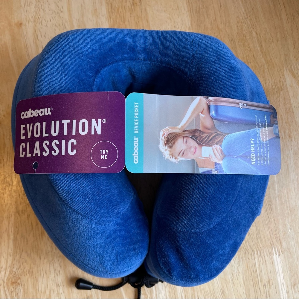 Cabeau Evolution Classic Travel Memory Foam Pillow In Blue